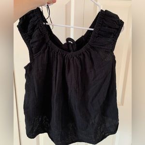black muslin top!